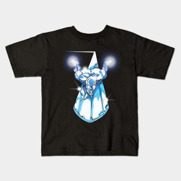 Silver Surfer Kids T-Shirt by TerrellCulbert